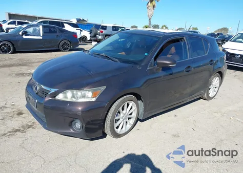 2011 Lexus Ct 200H Premium z USA, uszkodzony, nr VIN JTHKD5BH6B2033510